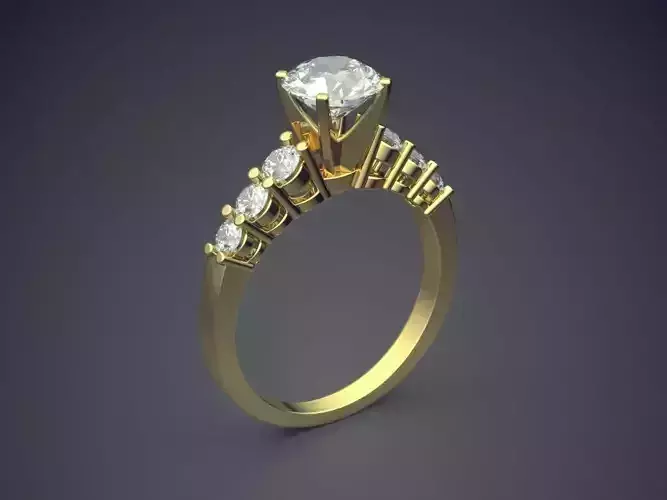 Classy Engagement Ring 1395