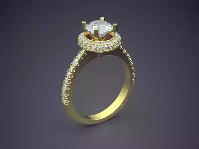 Classic Elegant Feminine Engagement Ring 1397