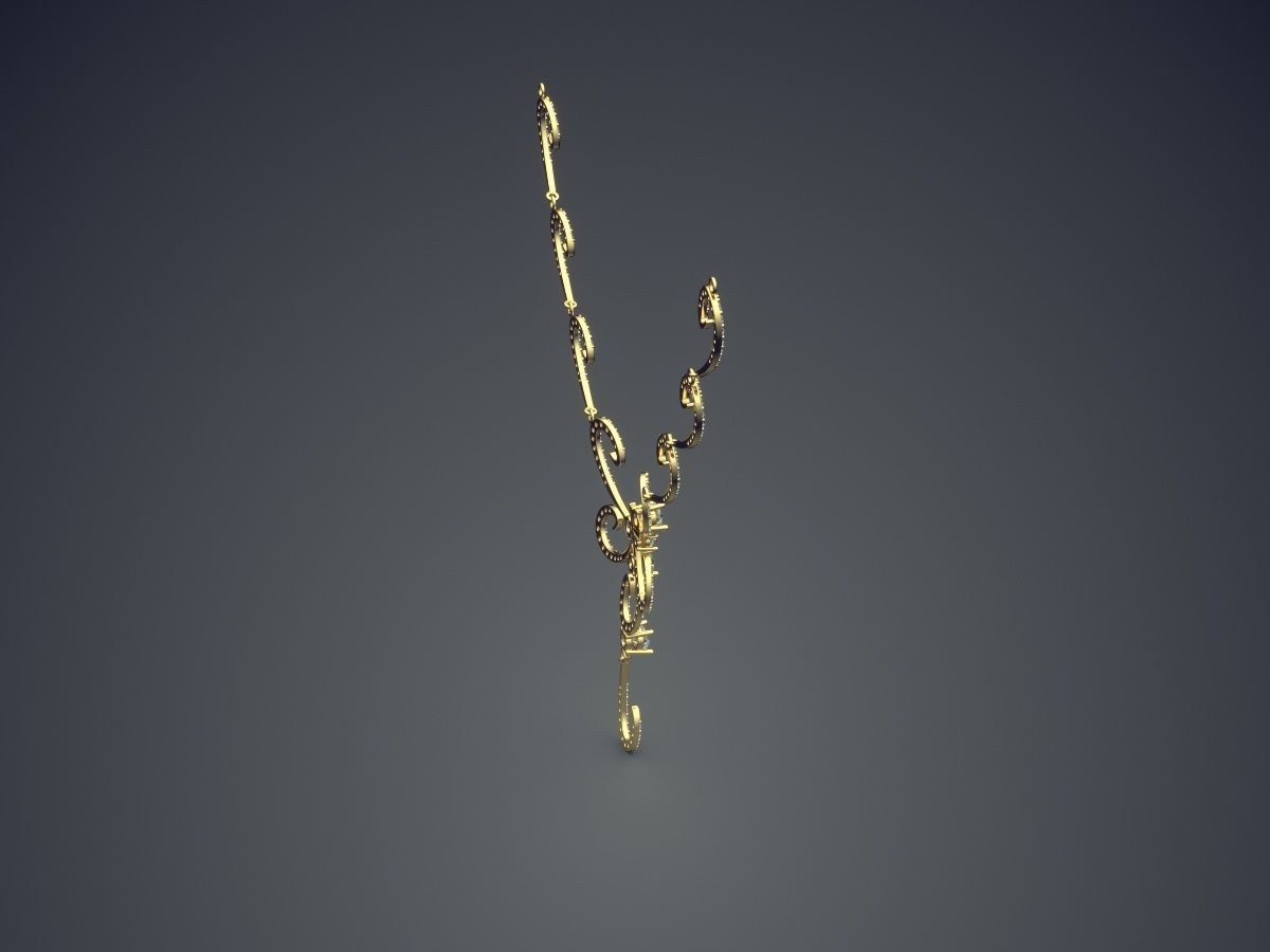 Pendant 1408 3D print model_3