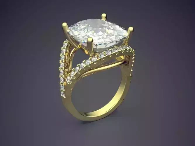 Huge Diamond Ring 1363