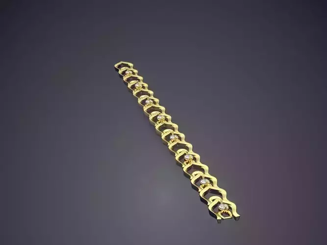 Simple Thick Bracelet