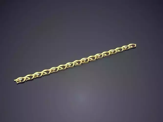 Simple Thick Bracelet