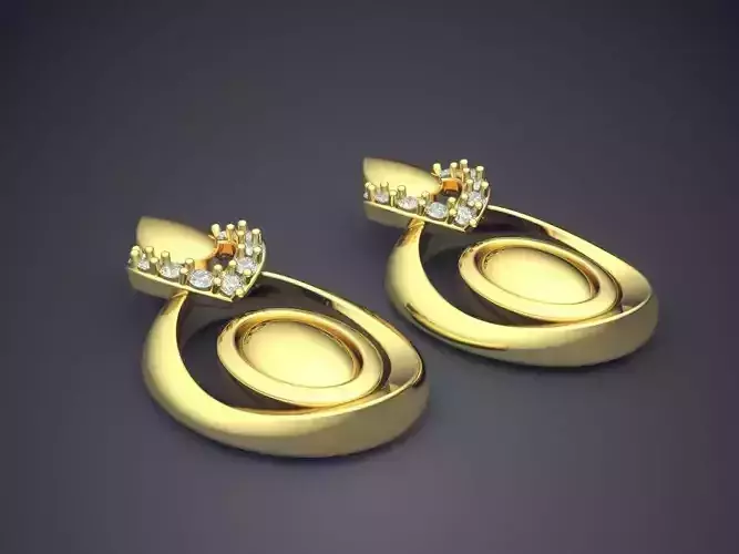 Lovely Vintage Earrings 1355