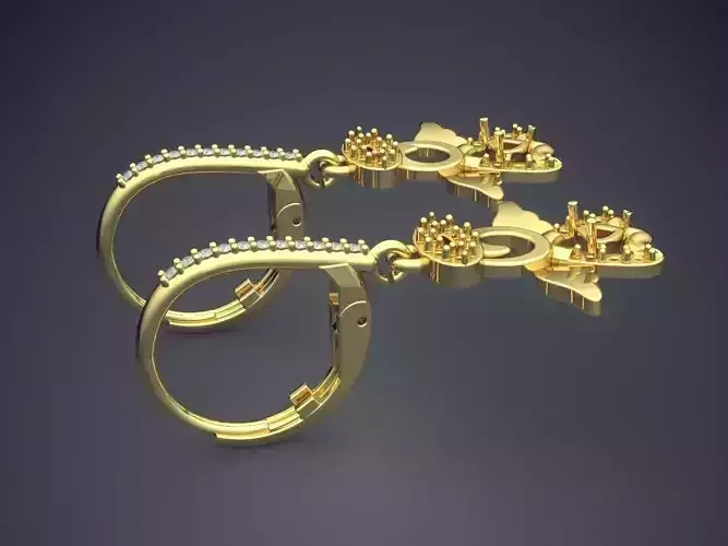 Angel Shape Earrings 1344