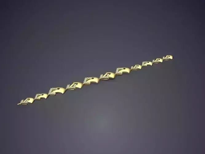 Minimalistic Bracelet 1347 3D print model