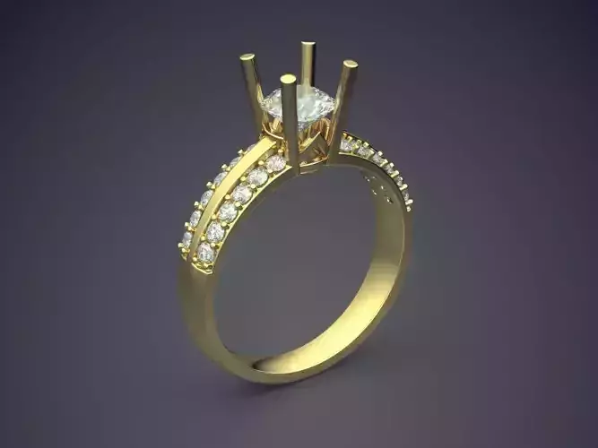 Simple Minimal Ring With Diamonds 1334