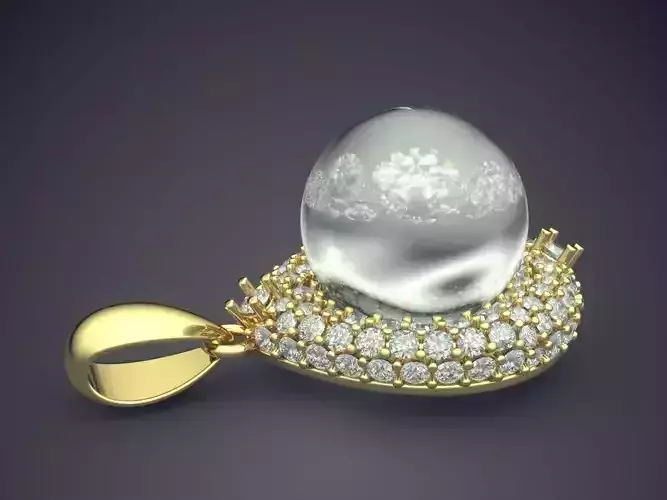 Pendant With Big Pearl 1331