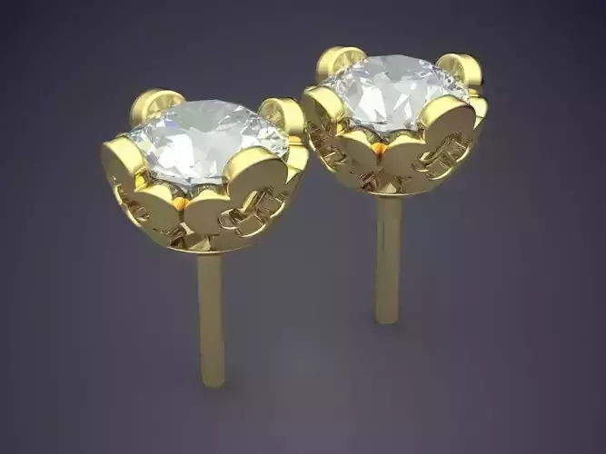 Small Earrings With Diamonds 1302