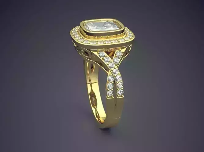 Ring With Diamonds 1299