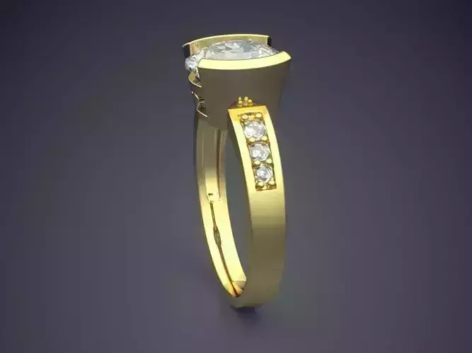 Ring With Diamonds 1295