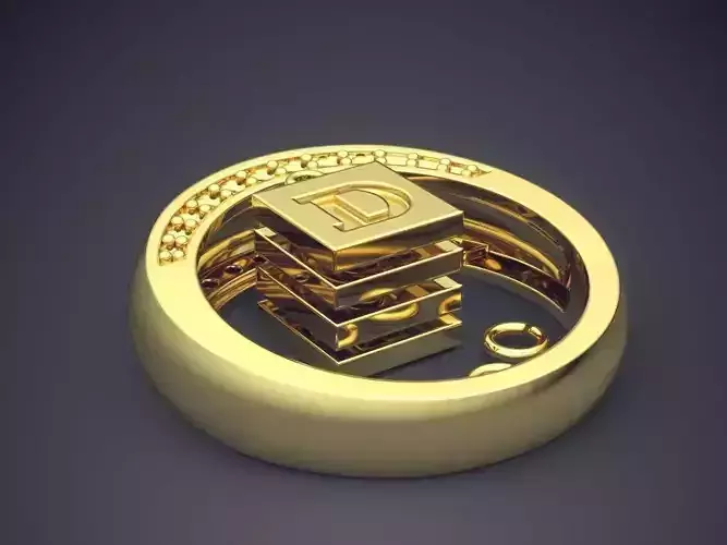 Unique Vintage Pendant 1293