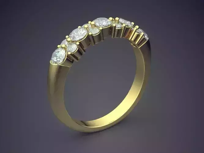 Ring With Diamonds 1279 3D print model