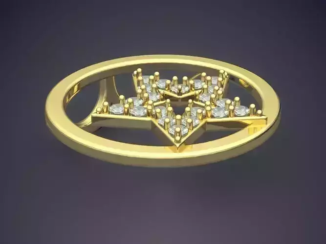 Minimalistic Star Motif Pendant 1276