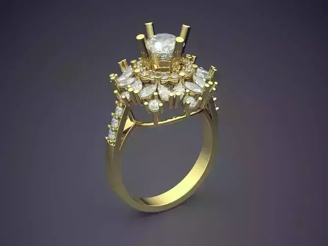 Luxurious Engagement Ring 1267