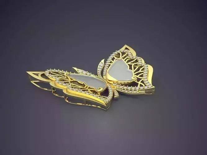 Butterfly Shaped Pendant 1266