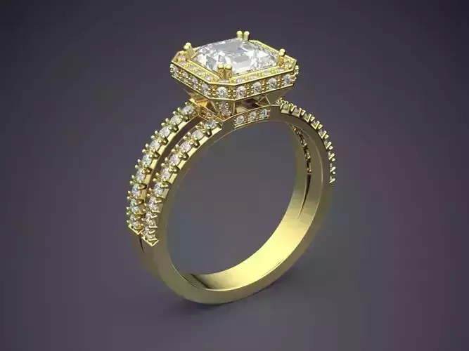 Impressive Classic Minimal Engagement Ring 1265
