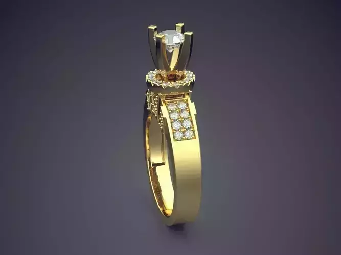 Ring With Small Diamonds 1247