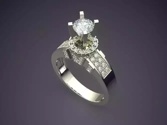 Ring With Small Diamonds 1247