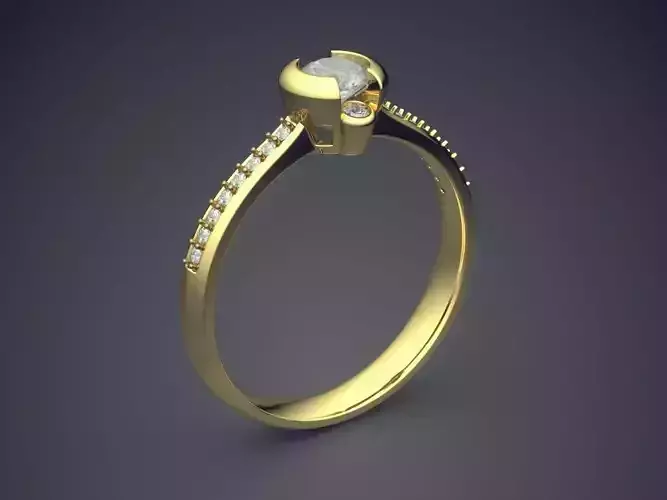 Minimalistic Elegant Ring for Women 1243