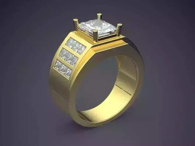 Extravagant Thick Man Ring 1236