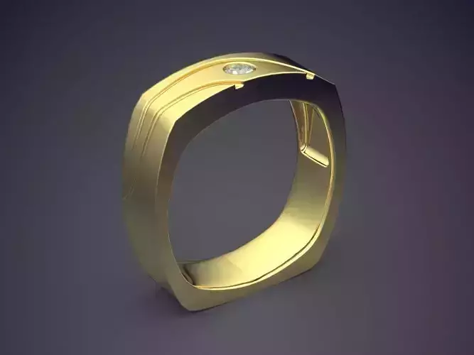 Square Ring with Diamonds  1223