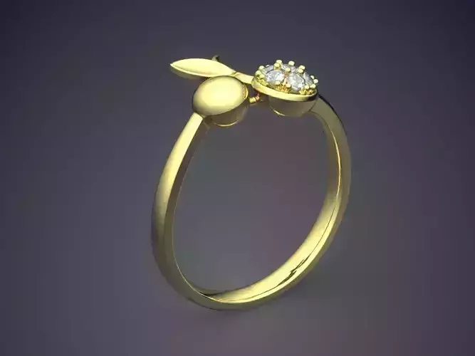 Thin Wedding Ring With Small Diamonds 1210