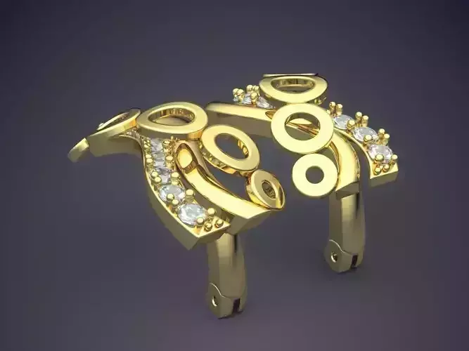 Earrings With Diamonds 1202