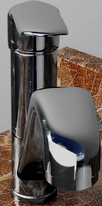 Faucet Water tap with imperfections 3D model 3D model_6