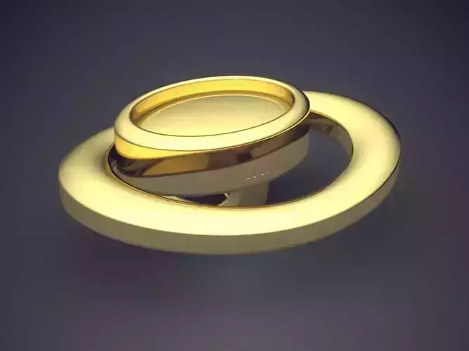 Unique Futuristic Circle Shape Pendant 1172