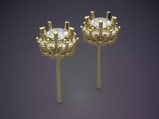 Earrings With Diamonds 1167