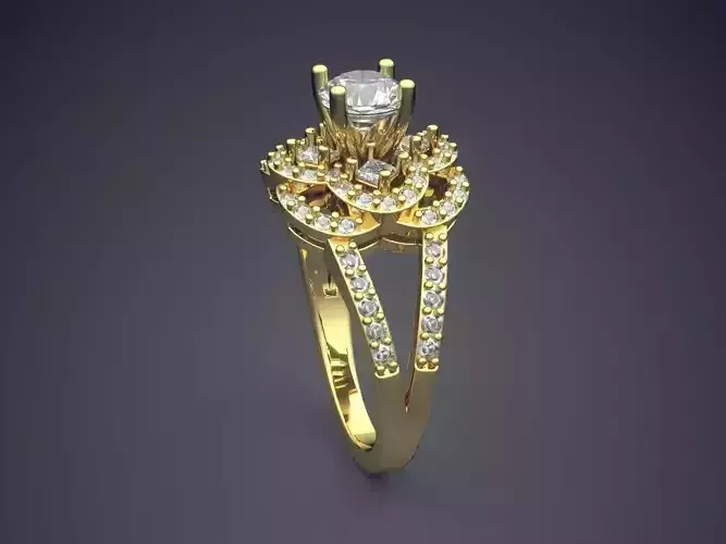Ring With Diamonds 1162