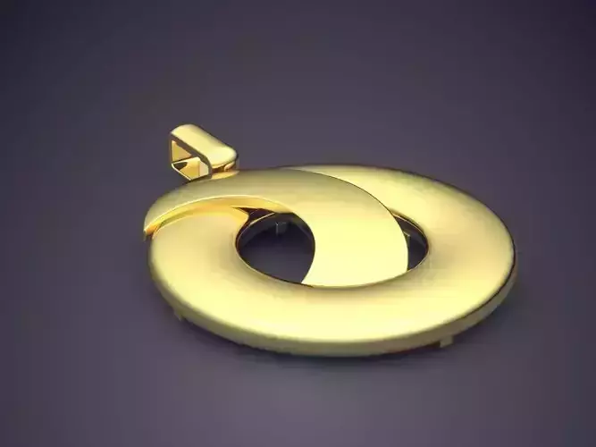 Simple Pendant 1151 3D print model