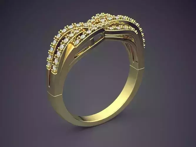 Ring With Small Diamonds 1114