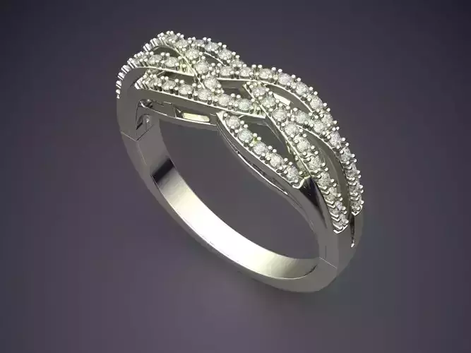 Ring With Small Diamonds 1114