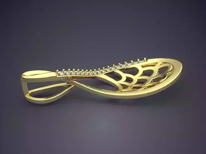 Pendant With Small Diamonds 1107