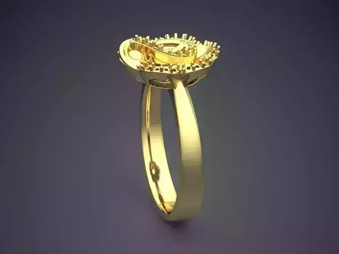 Flower Shaped Ring 1070