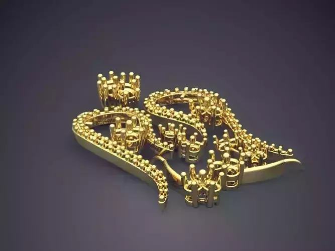 Detailed Pendant 1074 3D print model