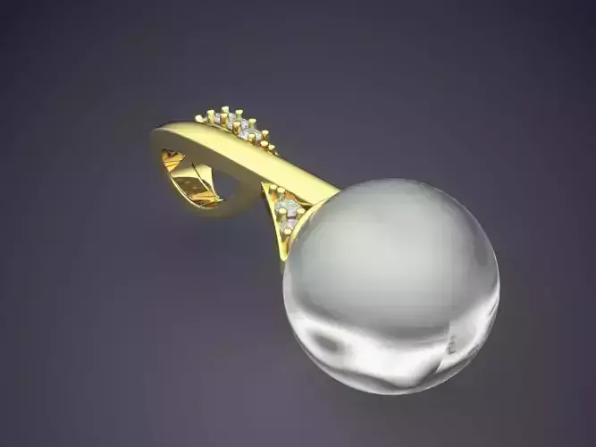 Lovely Extraordinary Elegant Pearl Pendant for Women 1065