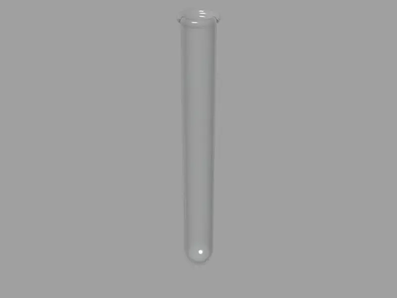 Test Tube Free 3D model_0