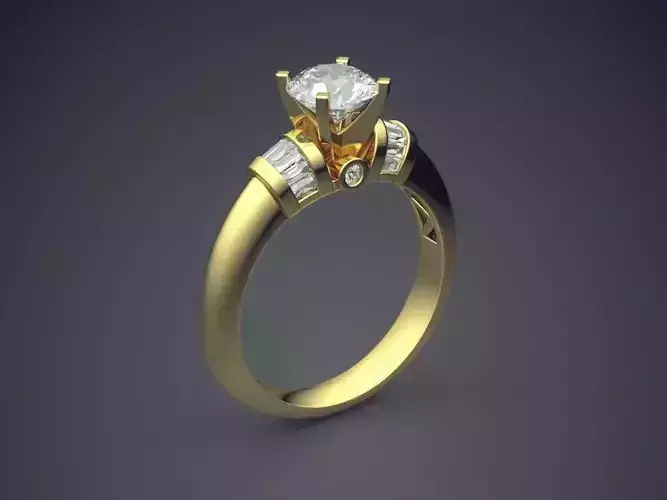 Ring With Diamonds 1059