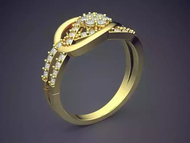Ring With Diamonds 1051