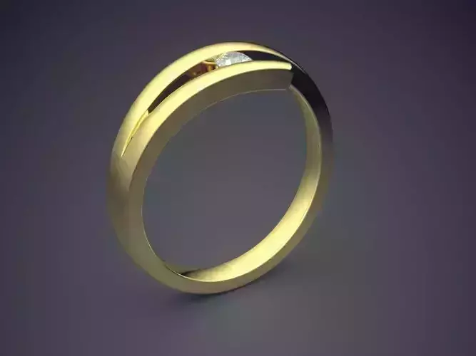 Ring With Small Diamond 1043