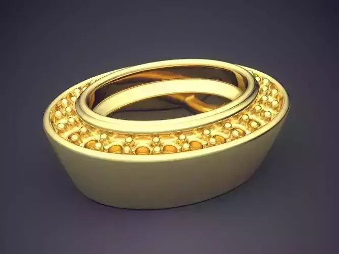 Thick Brooch With Diamonds 1040