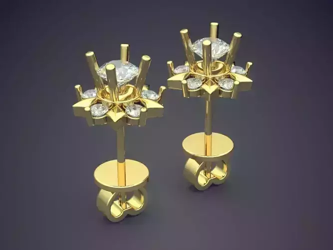 Simple Minimalistic Textured Earrings 1013