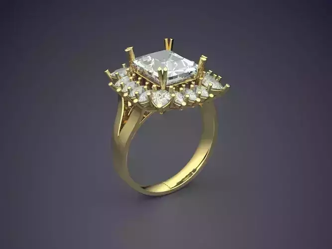 Wedding Ring Full Of Diamonds 1006