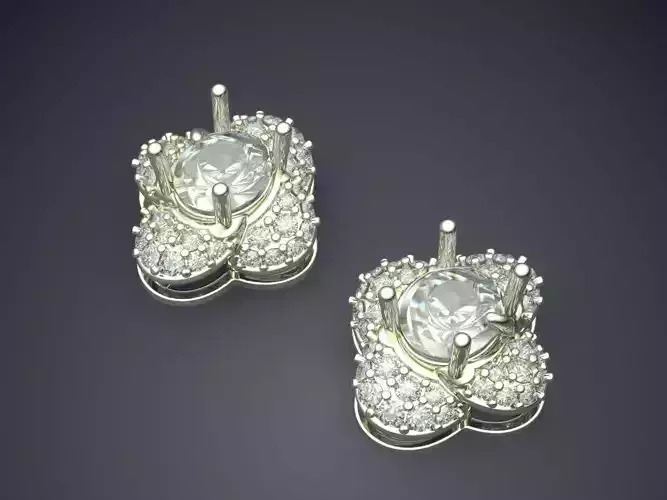 Full Of Diamonds Earrings 2859