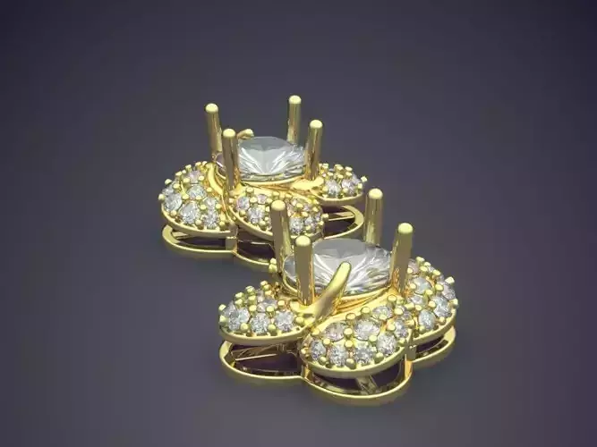 Full Of Diamonds Earrings 2859