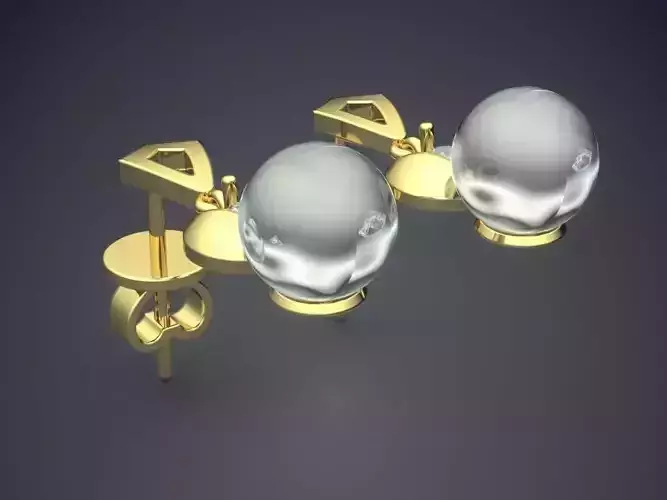 Gorgeous Simple Classic Pearl Earrings 2414