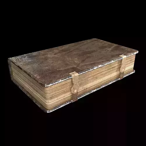 Fotolia Old Book Low-poly 3D model