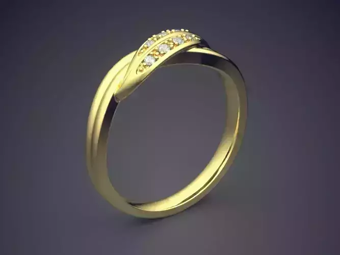 Engagement Ring With Tiny Diamonds 529